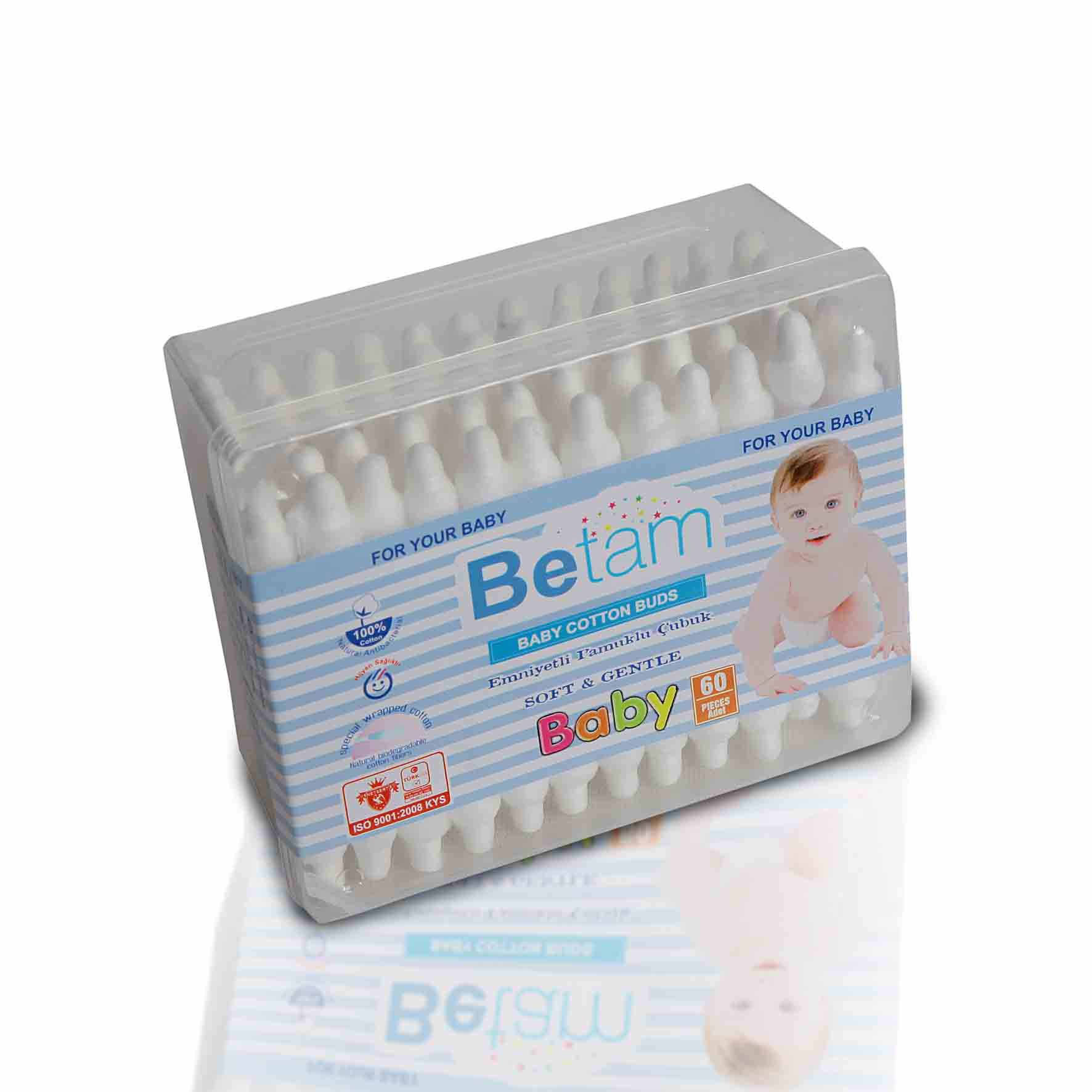 Betam Emniyetli Bebek Kulak Çubuğu 60�lı Ne