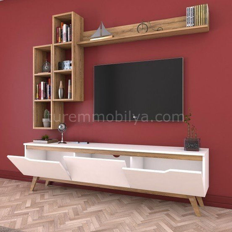 Duvar Raflı Tv Ünitesi Mdf Ne Ararsan Ne İste�de Duvar Raflı Tv Ünitesi Mdf Ne Ararsan Ne İste�de