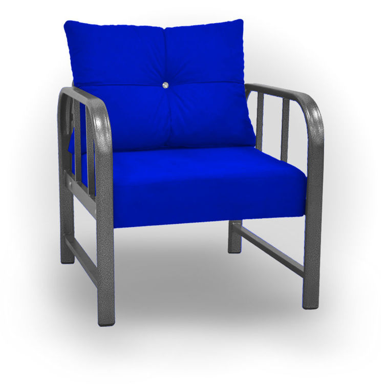 Alart Tekli Koltuk &amp; Tekli Kanepe Bahçe ve Balkon Koltuğu Mavi