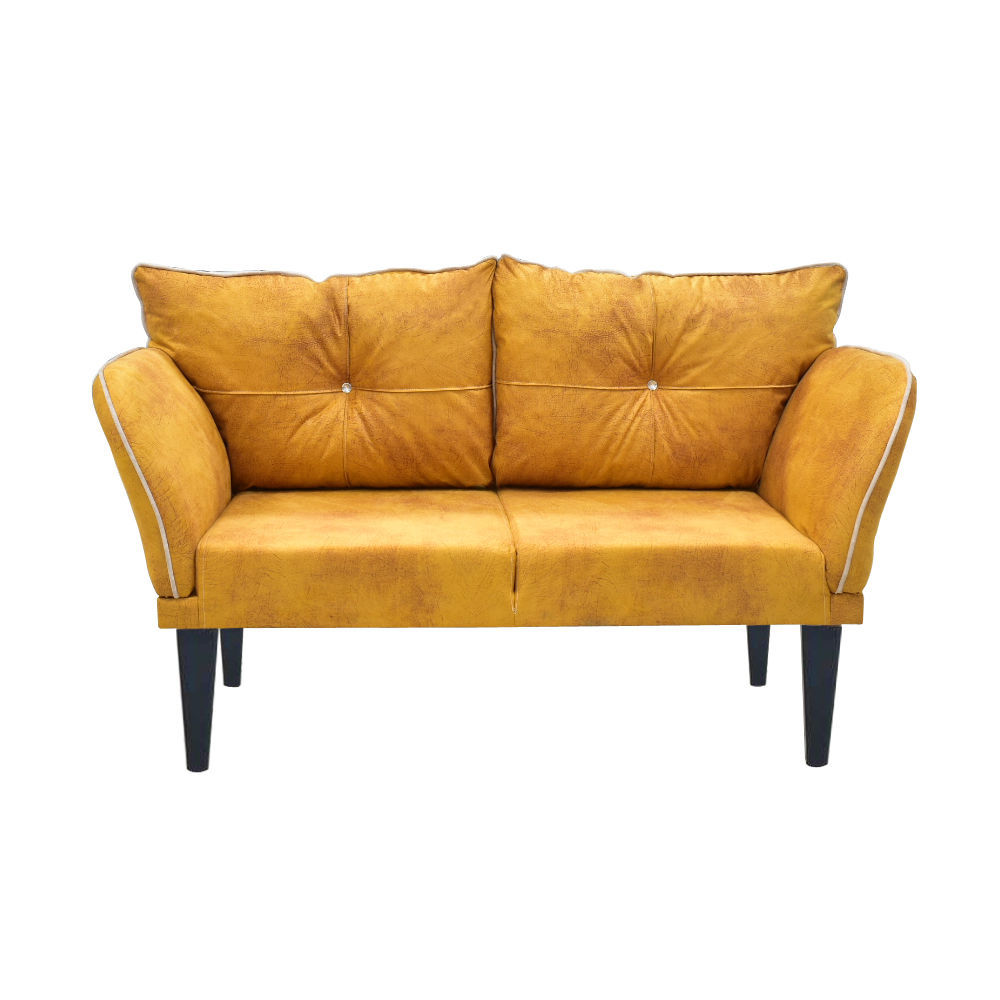 Nefes İkili Koltuk &amp; Kanepe Hardal Sarısı Ne Ararsan Ne